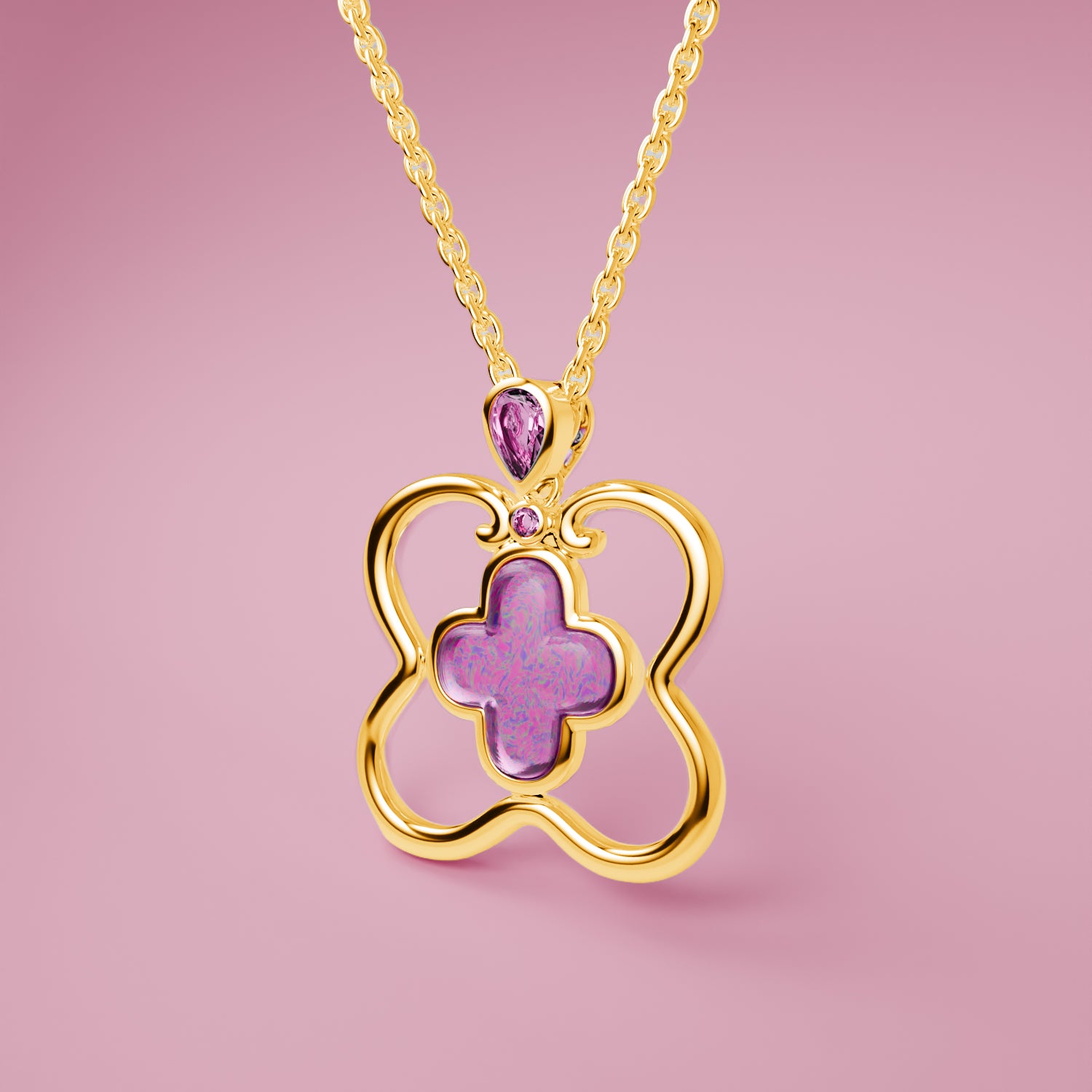 Flora Fairy Dust Bottle Necklace - Gadget4entertainment