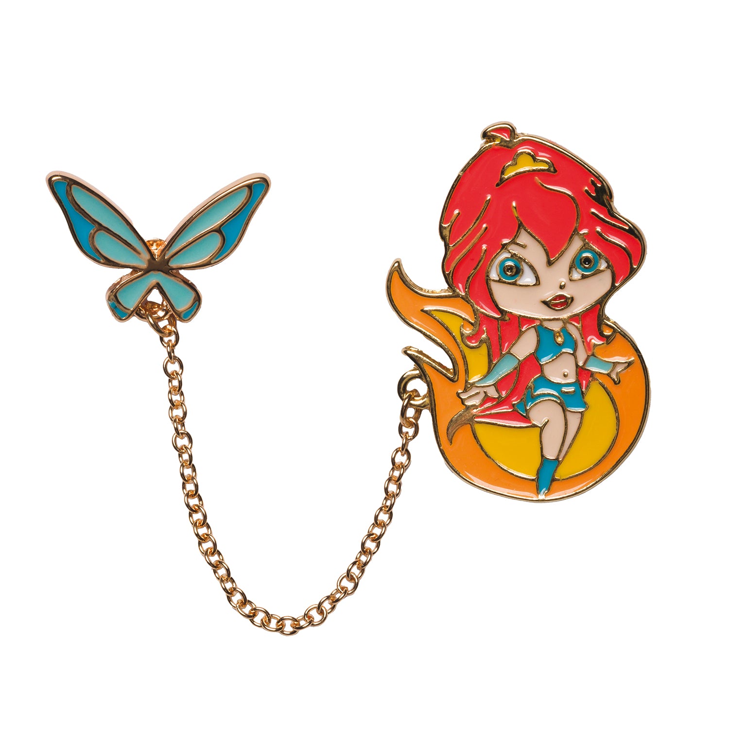 Bloom Double Enamel Pin