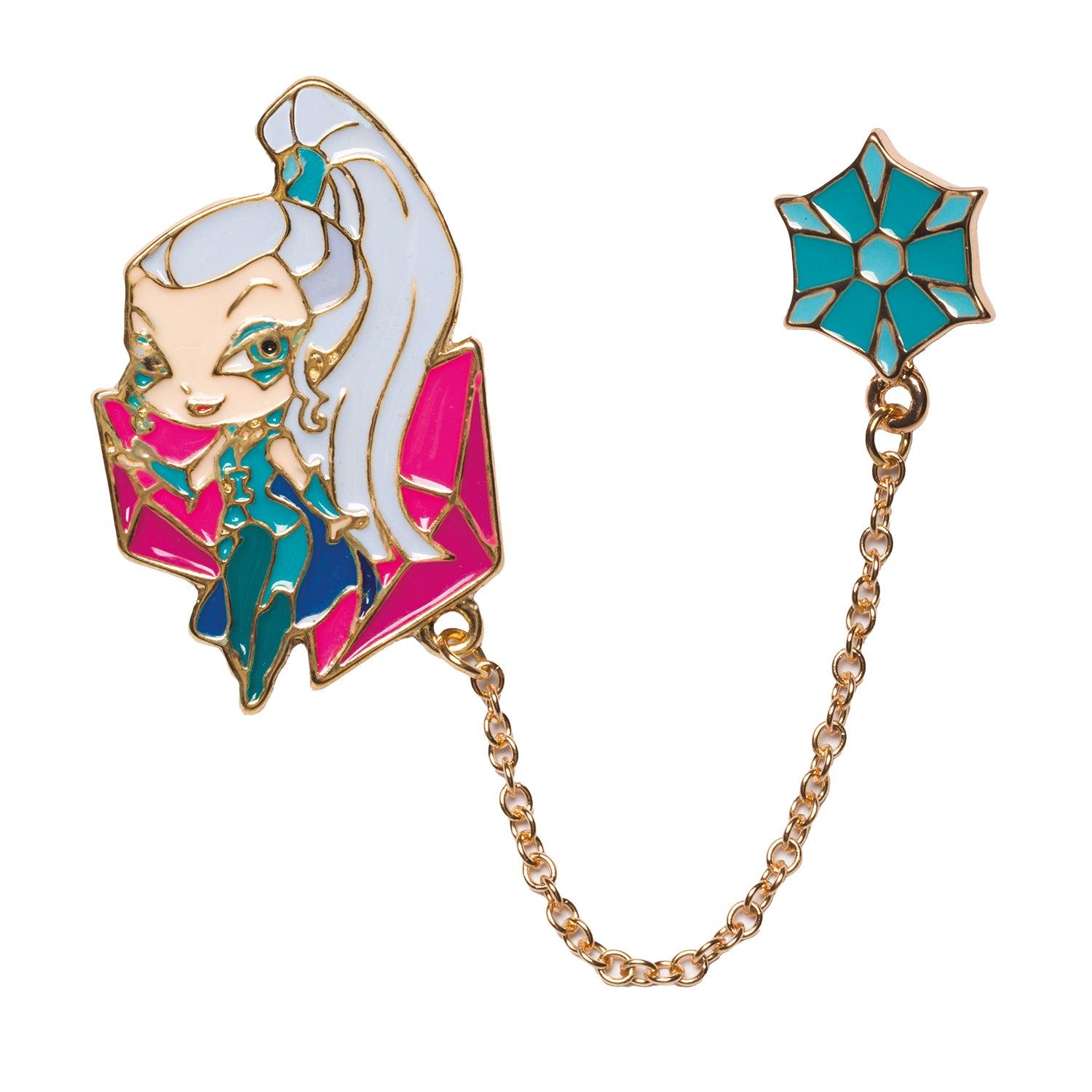 Icy Double Enamel Pin