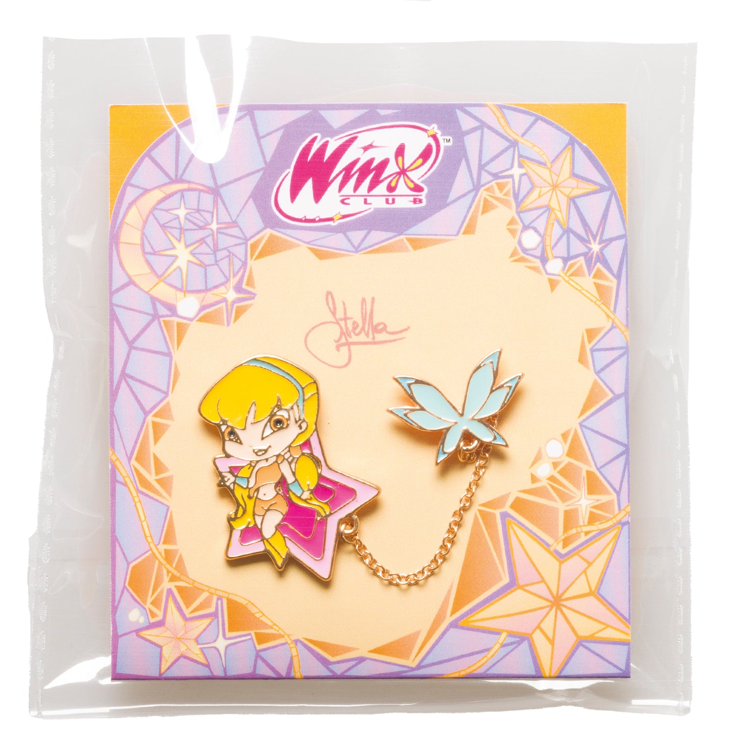 Stella Double Enamel Pin