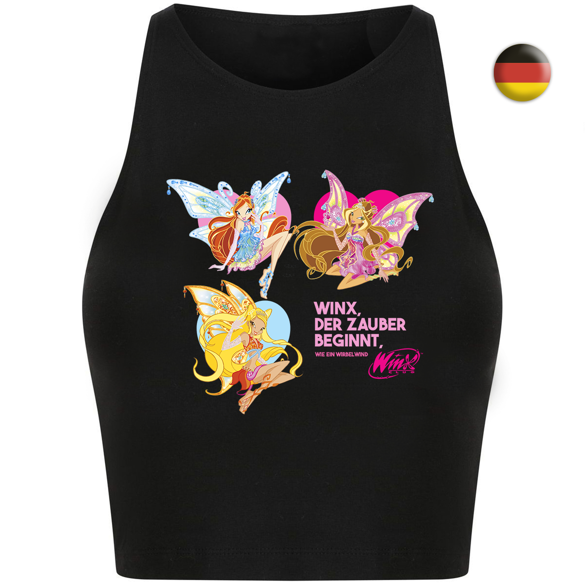 Speak Your style! Black Crop Top