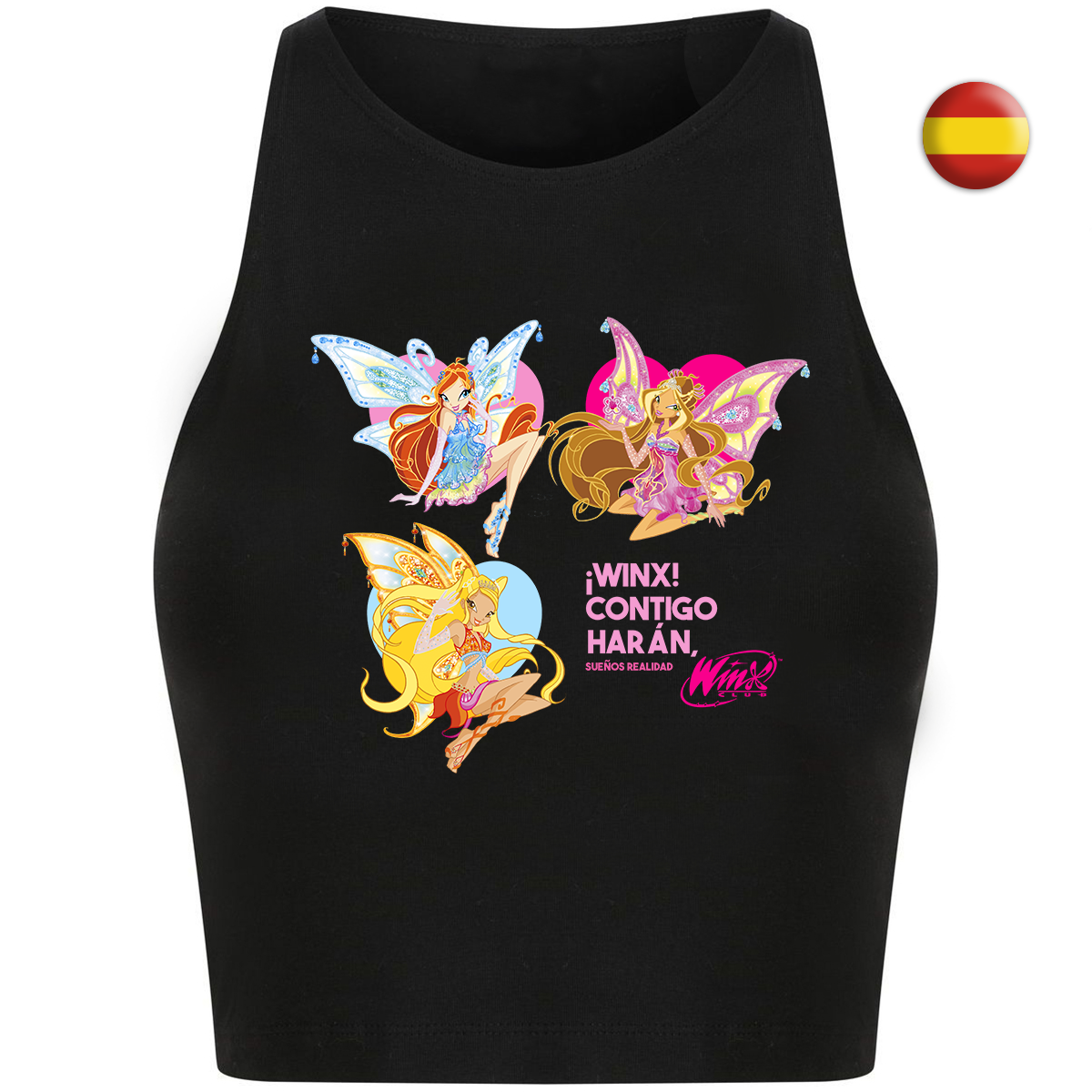 Speak Your style! Black Crop Top