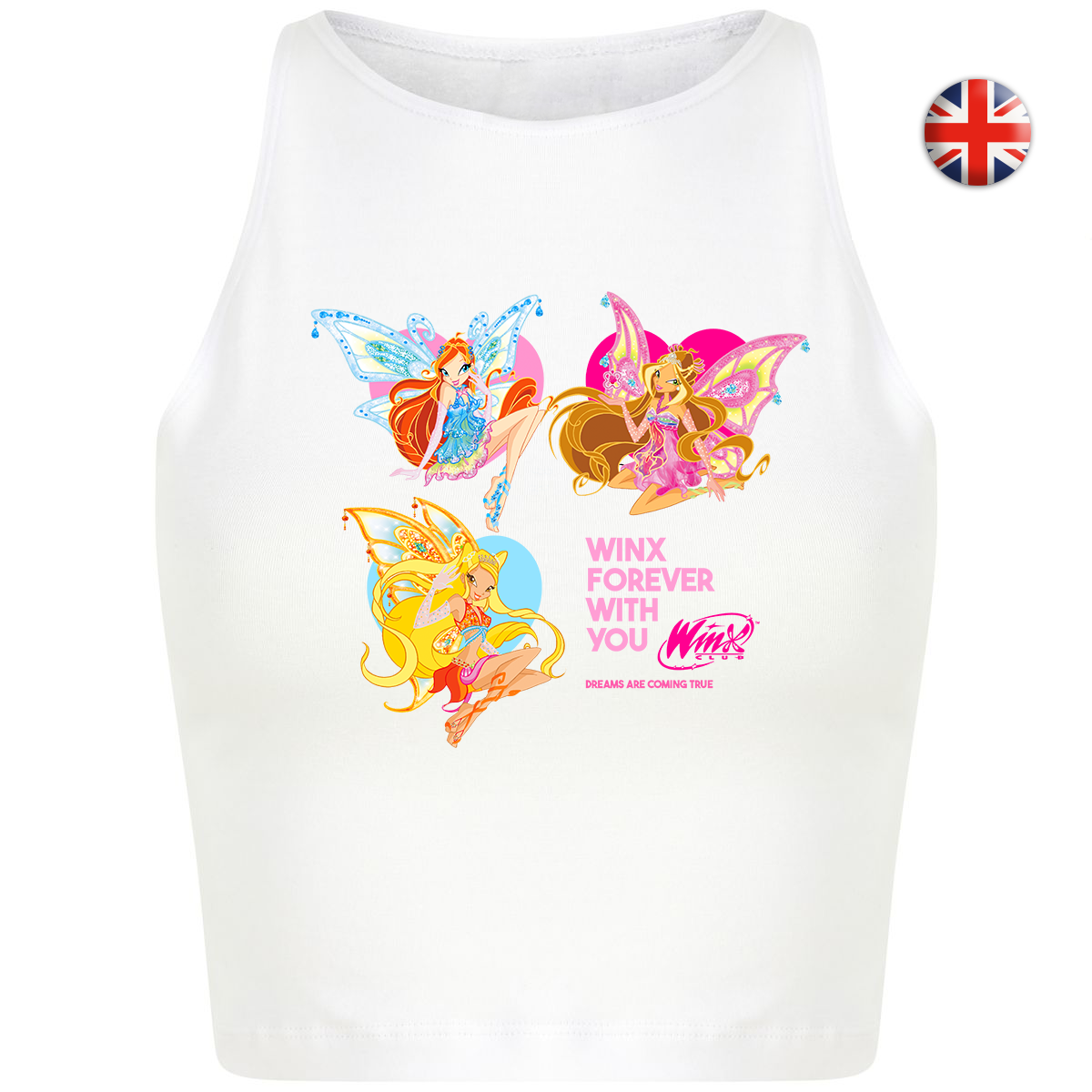 Speak Your style! White Crop Top