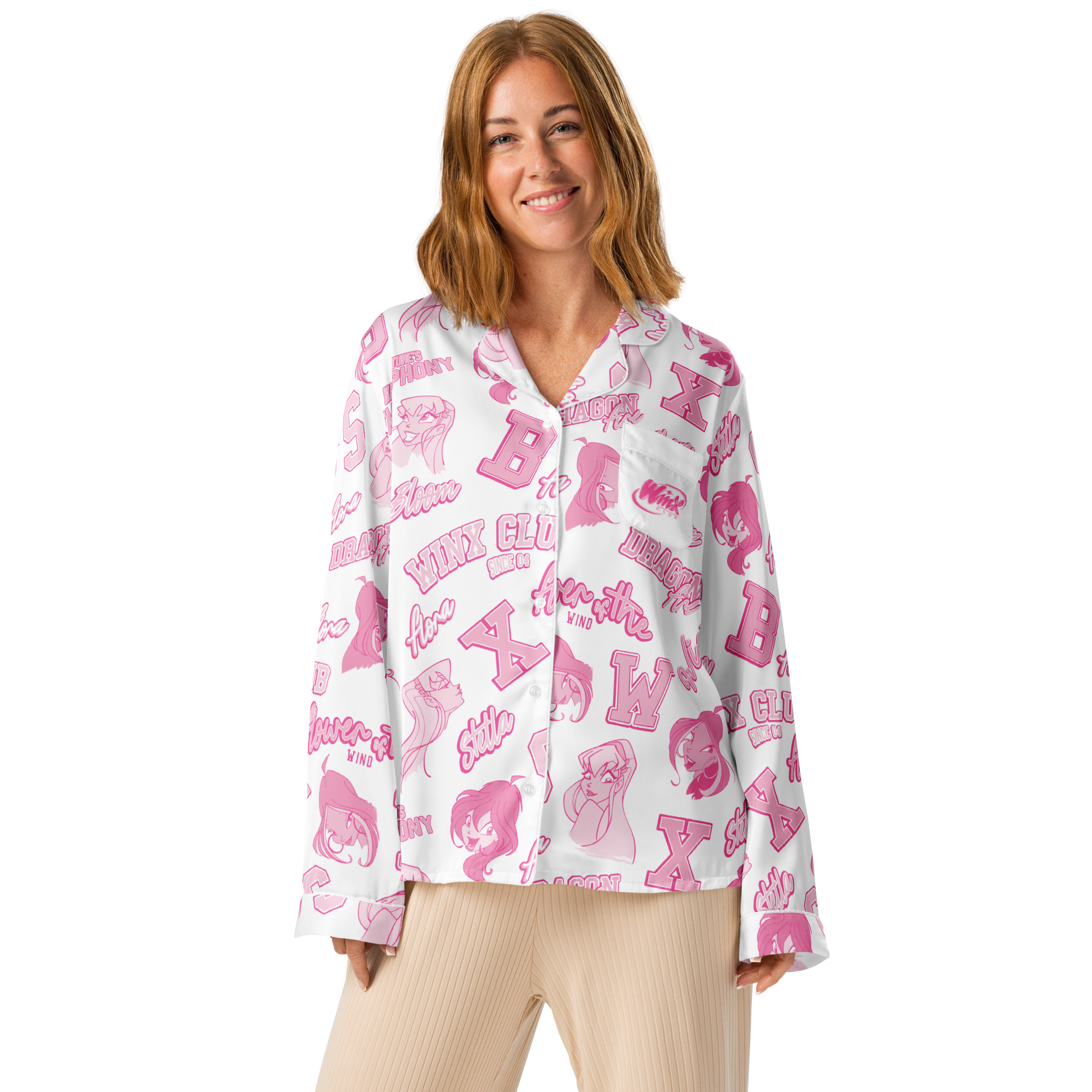 Face The Winx Pijama Top