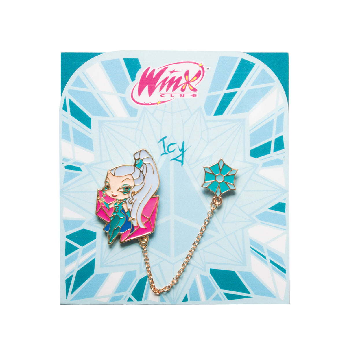 Icy Double Enamel Pin