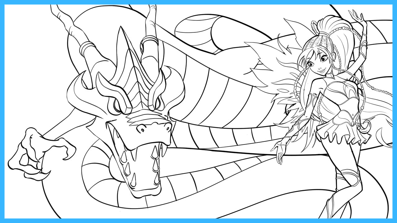 Bloom and the Dragon Flame