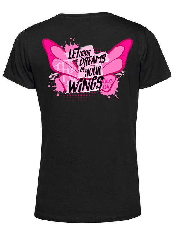 Let your Dreams be your Wings T-shirt (backside printed)