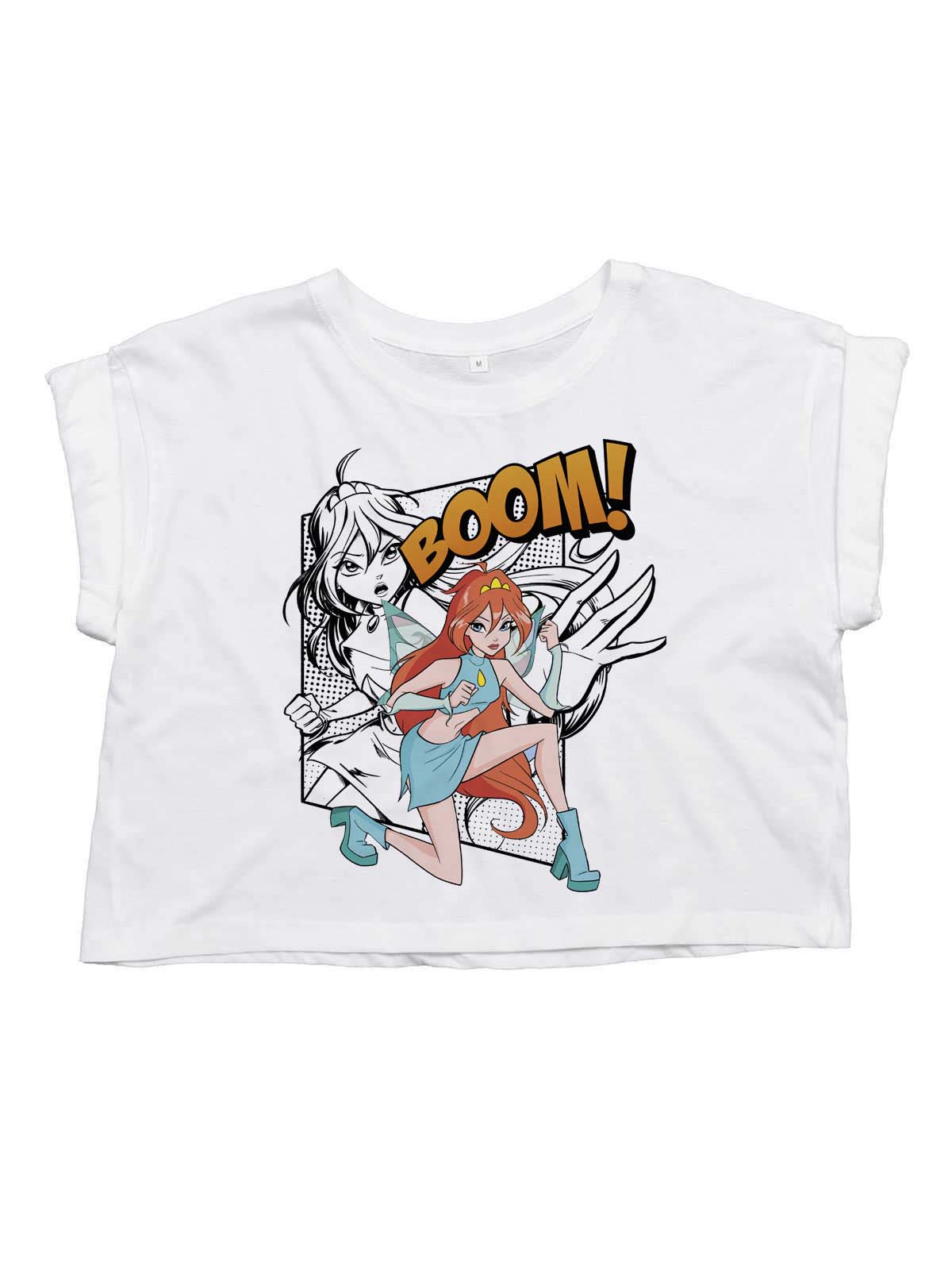 Bloom ComiX pop Crop T-shirt