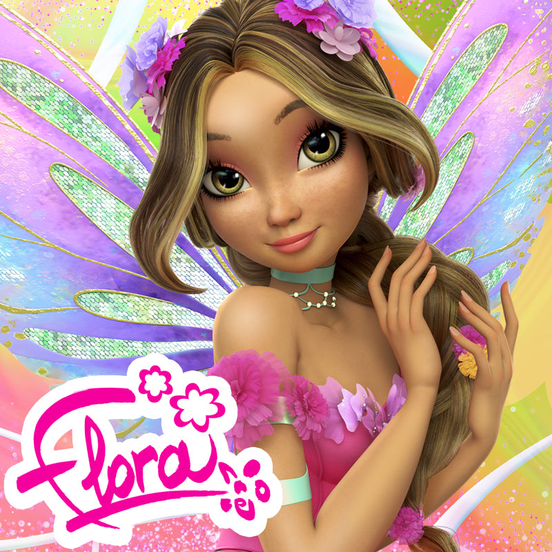 winx club flora dress up games Floral fairy fashion