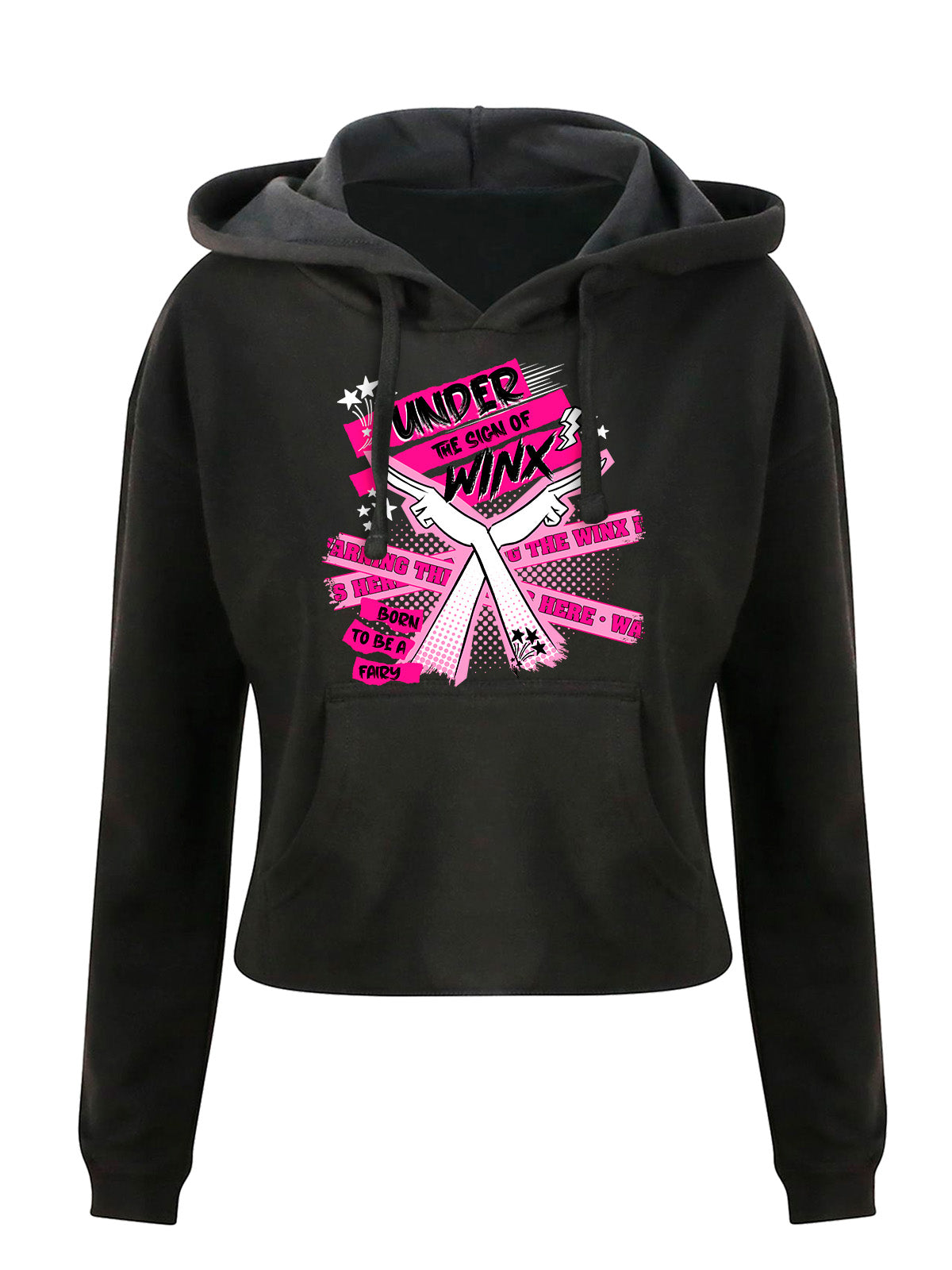 Under the sign of Winx Cropped Hoodie