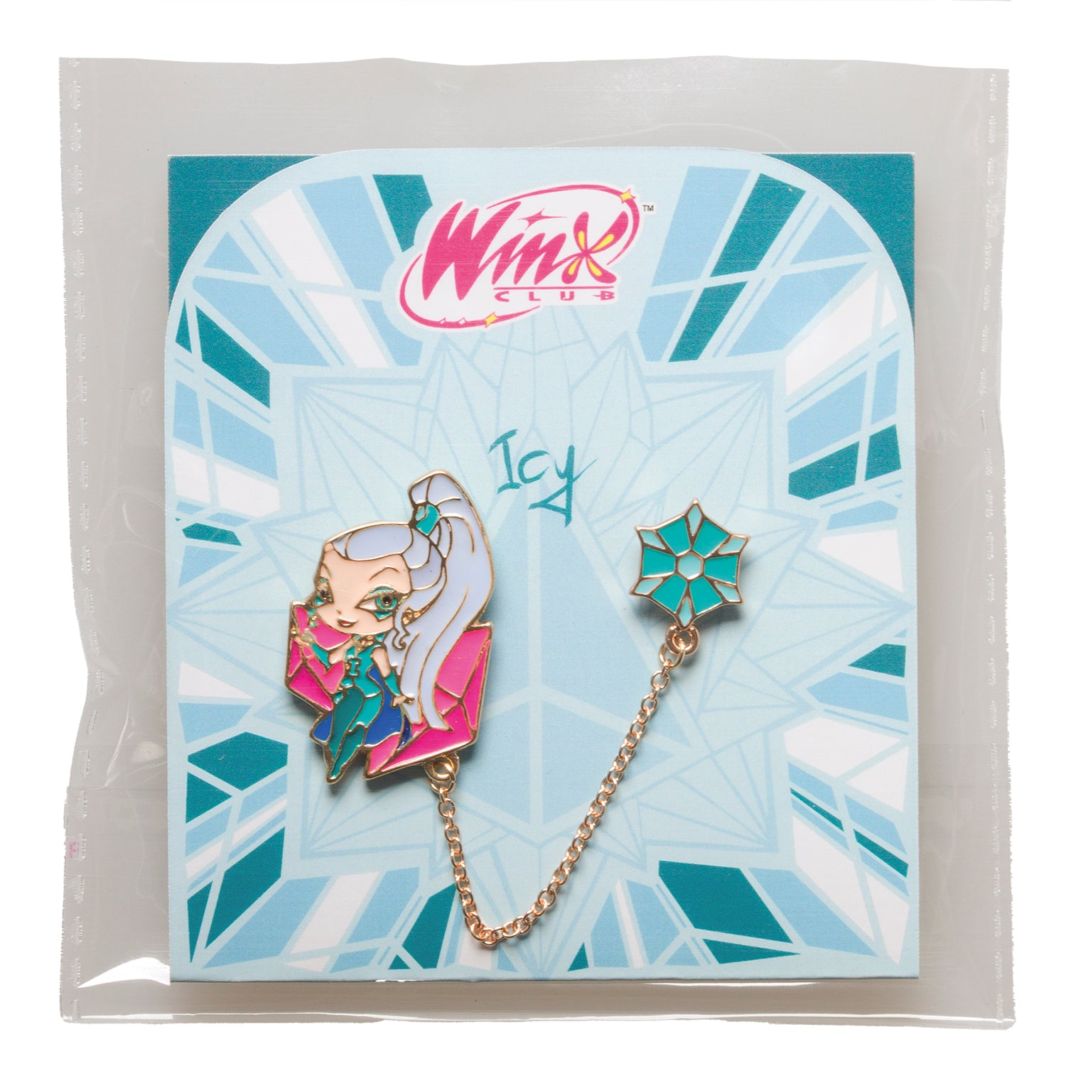 Icy Double Enamel Pin