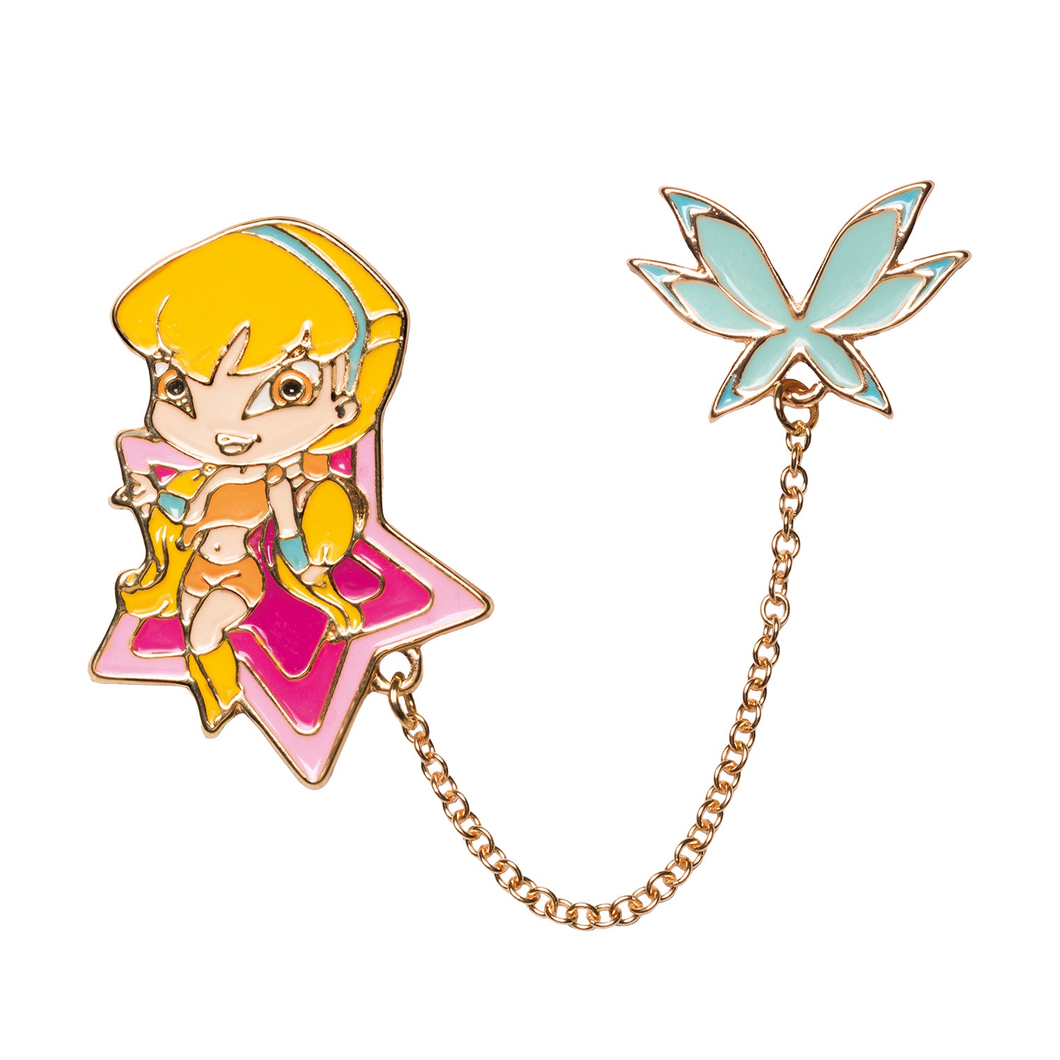 Stella Double Enamel Pin