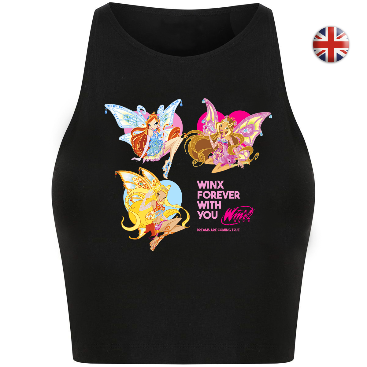 Speak Your style! Black Crop Top