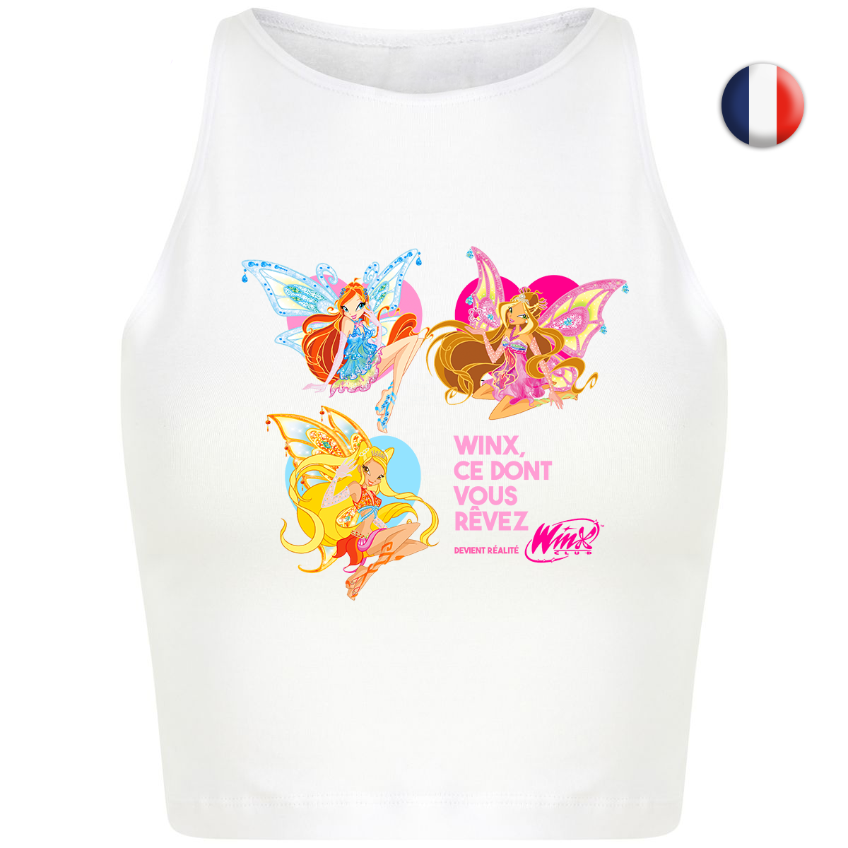 Speak Your style! White Crop Top