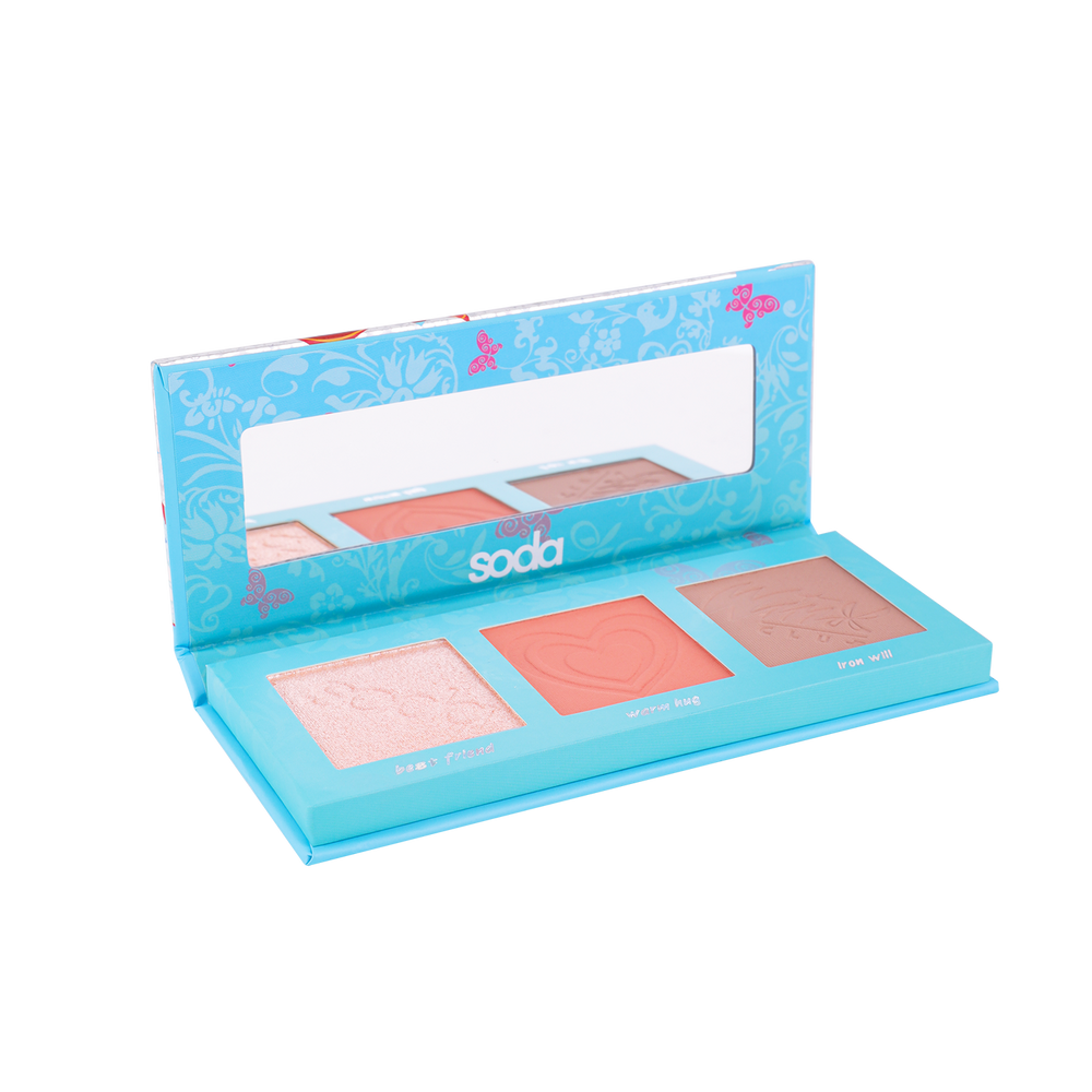 Heart of Gold Face Palette - Soda MakeUp