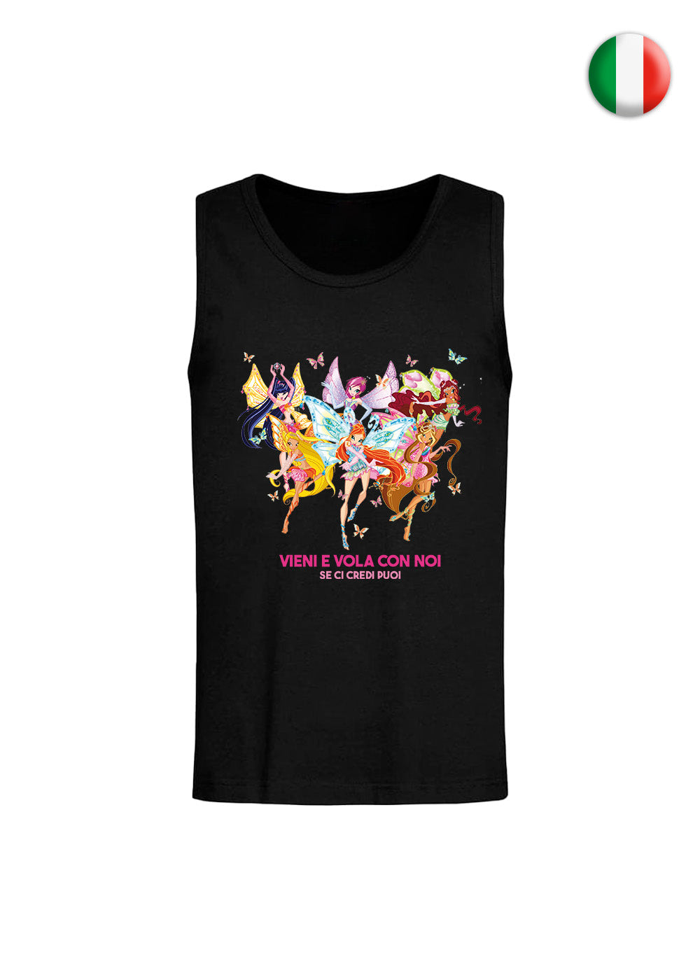 Say it in your language! Black Unisex Tank Top