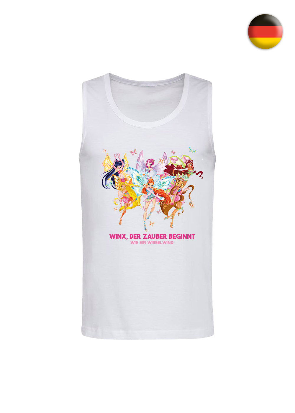 Say it in your language! White Unisex Tank Top