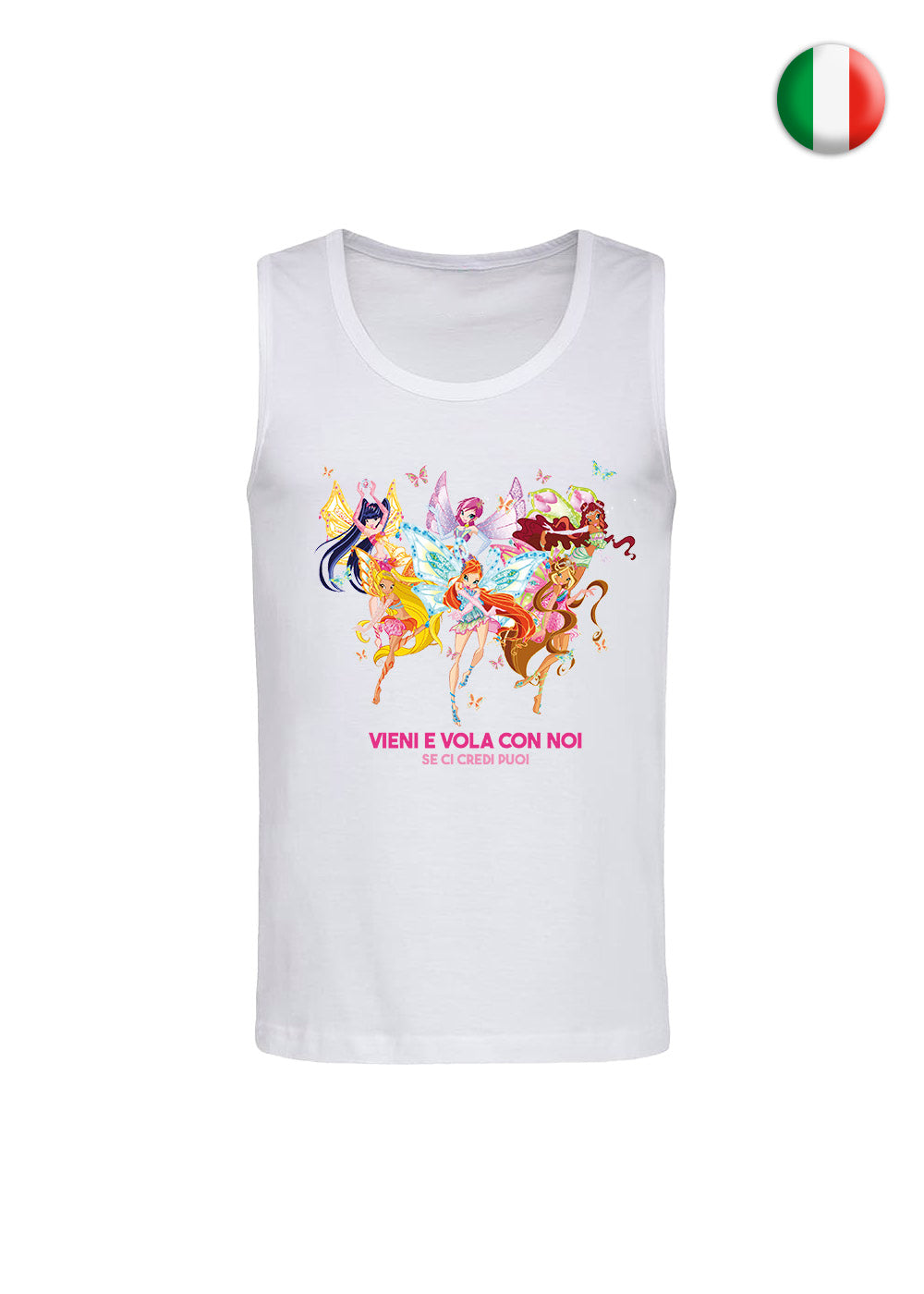 Say it in your language! White Unisex Tank Top
