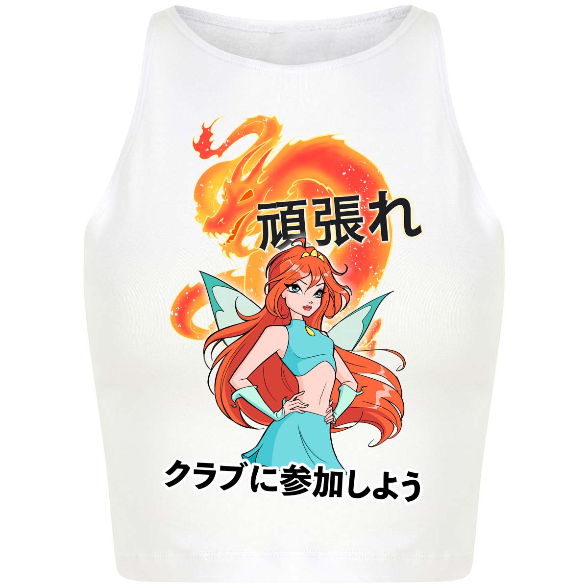 Stand in your flame Cropped Top