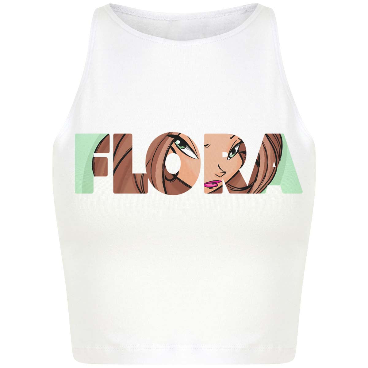 Say my name, Flora Cropped Top