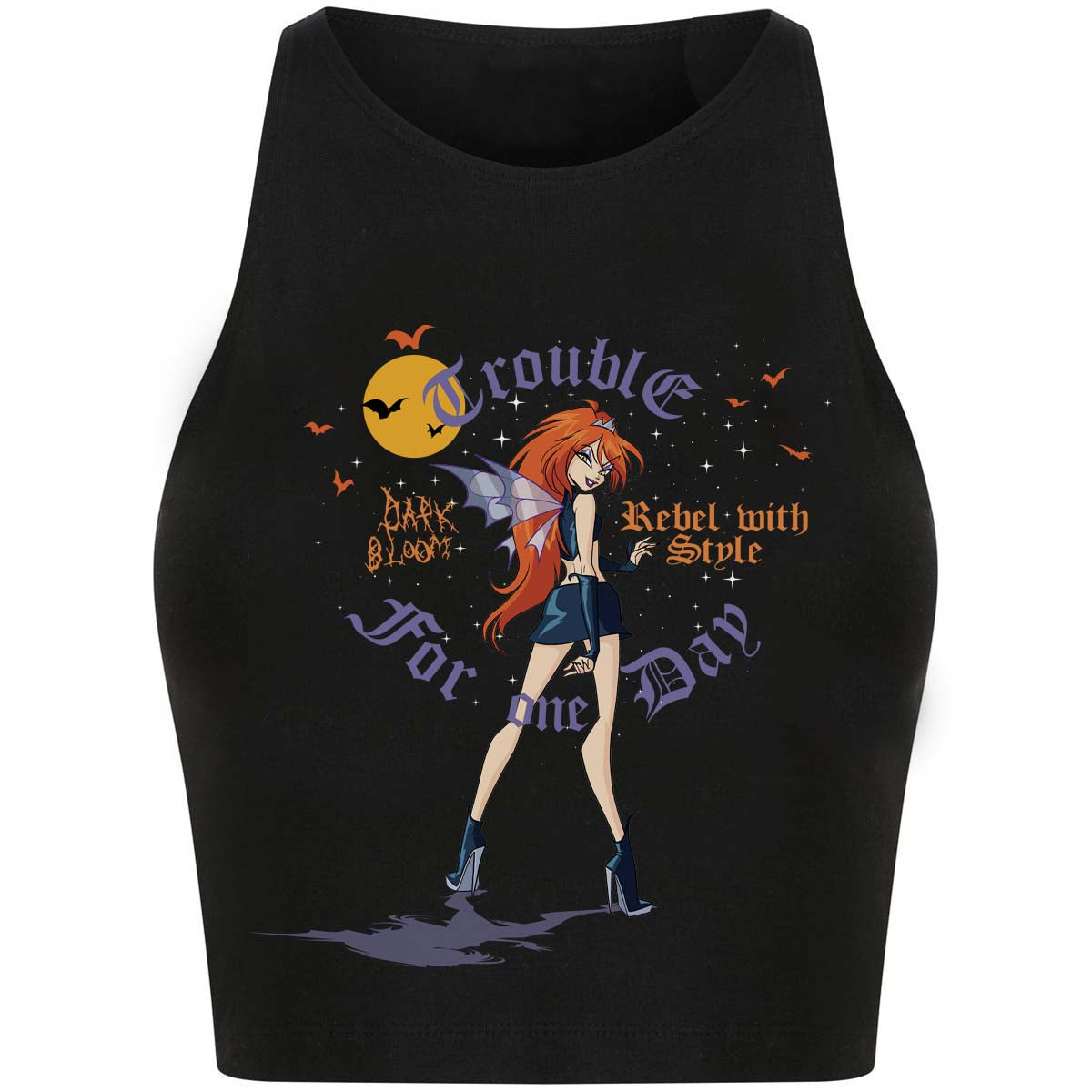 Rebel with style Cropped Top