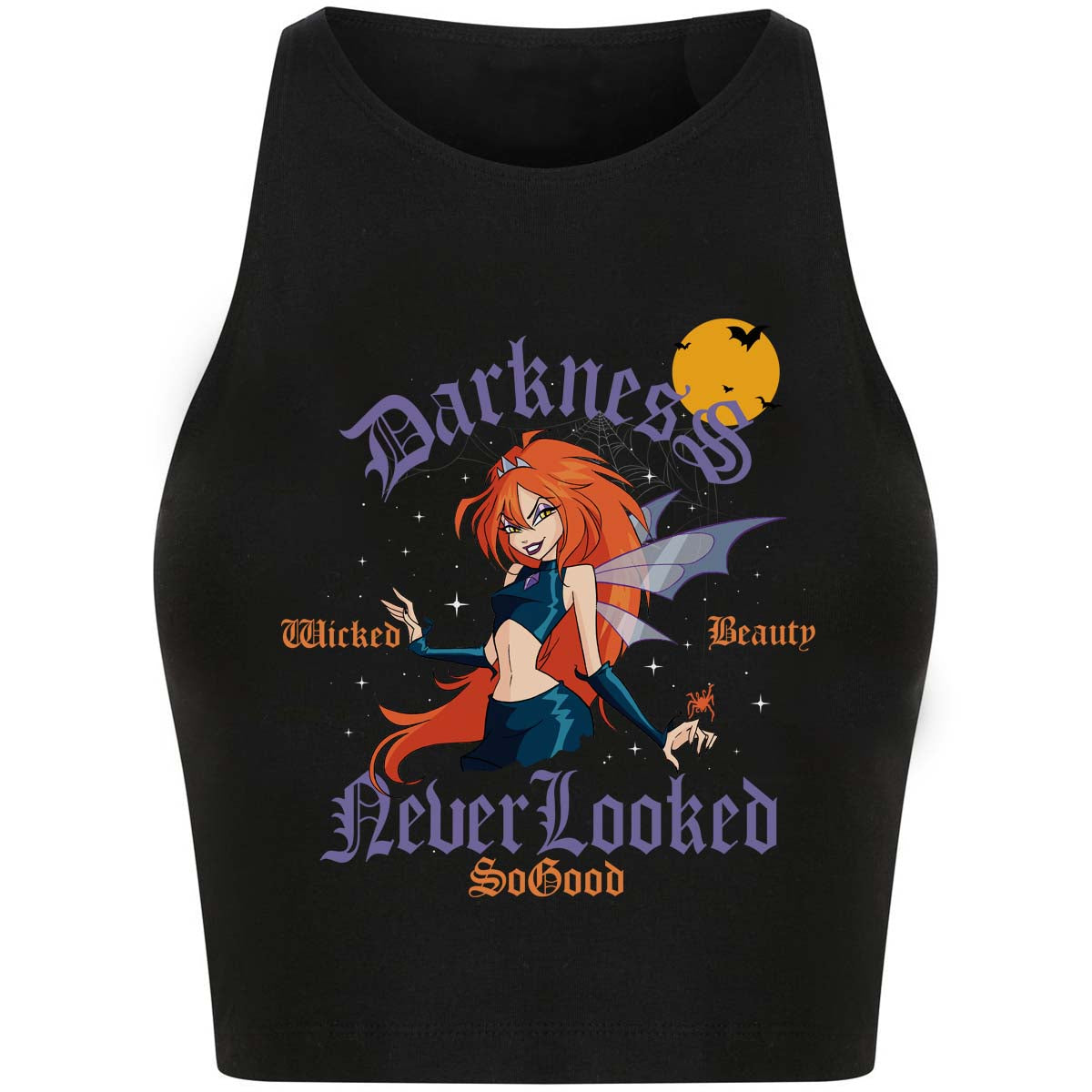 Darkness never looked so good Cropped Top