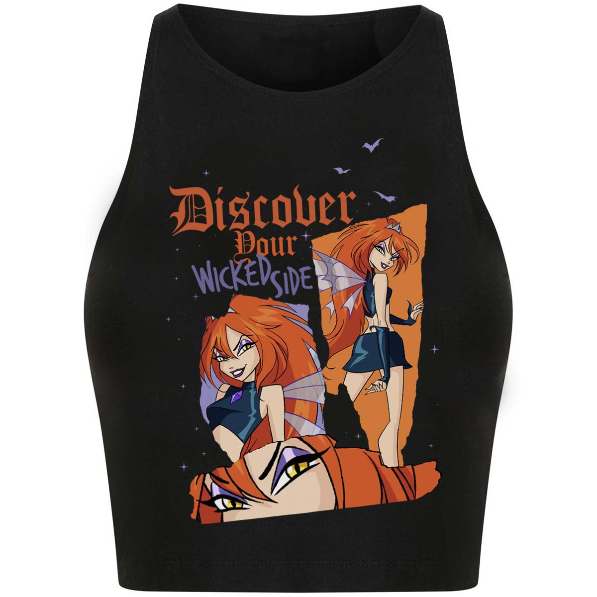 Discover your wicked side Cropped Top