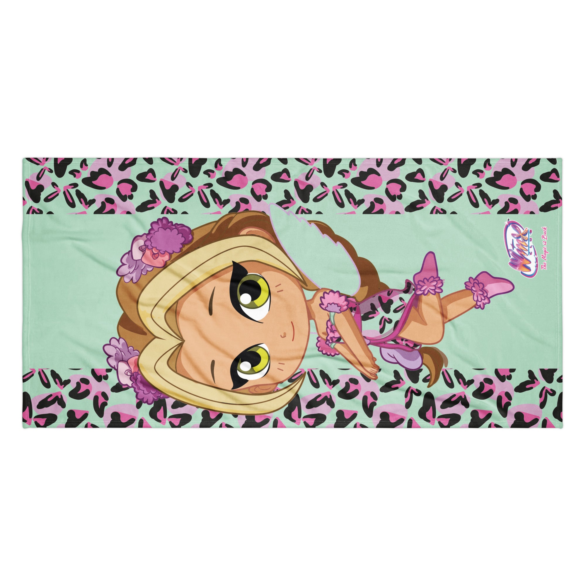 Flora Wild Wings Beach Towel
