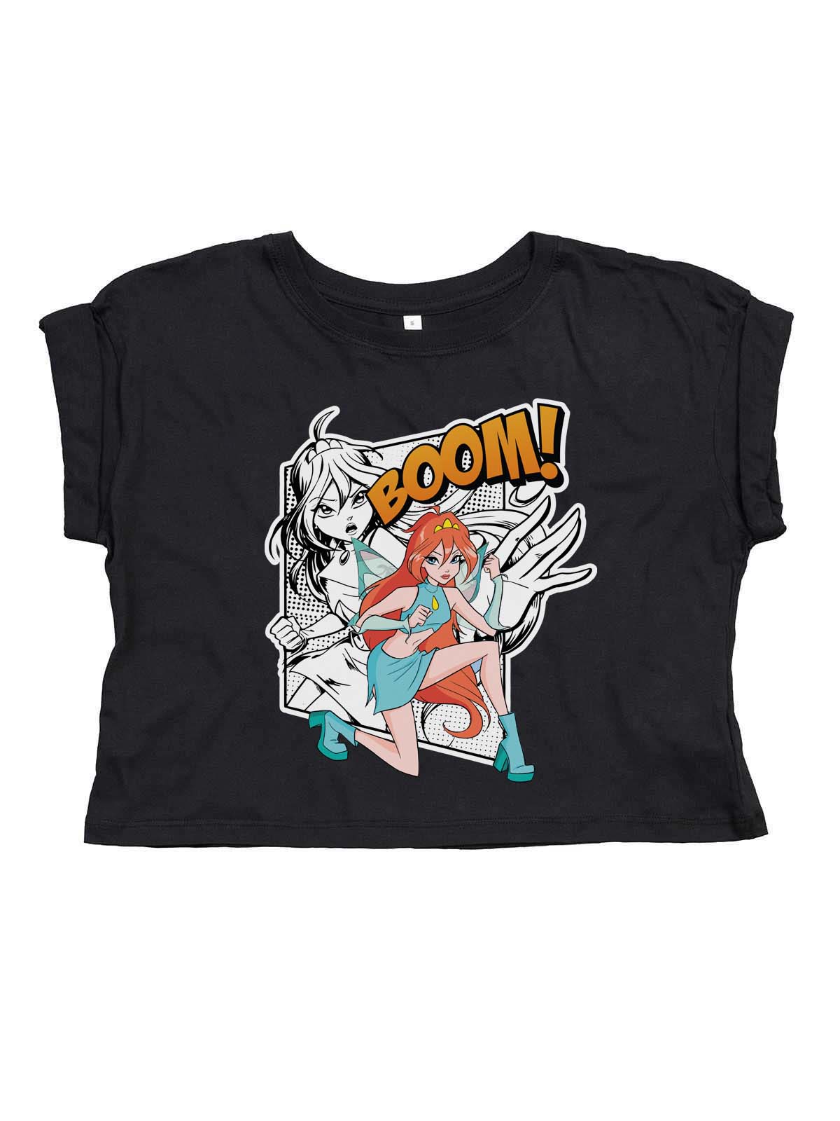 Bloom ComiX pop Crop T-shirt