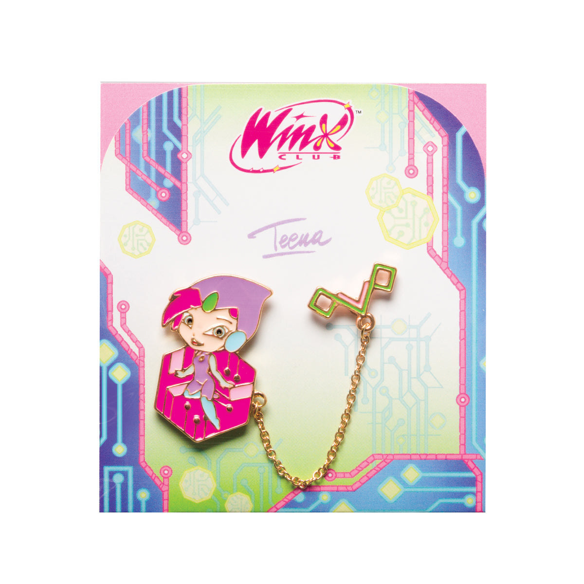 Tecna Double Enamel Pin