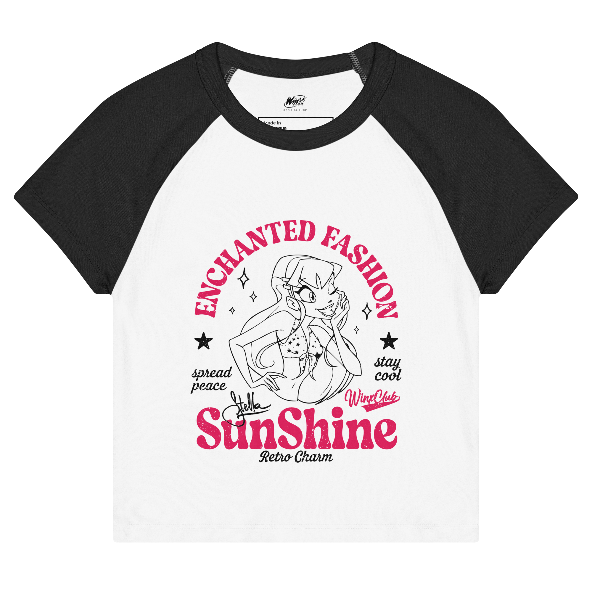 Magic Jukebox Enchanted Stella Raglan Tee