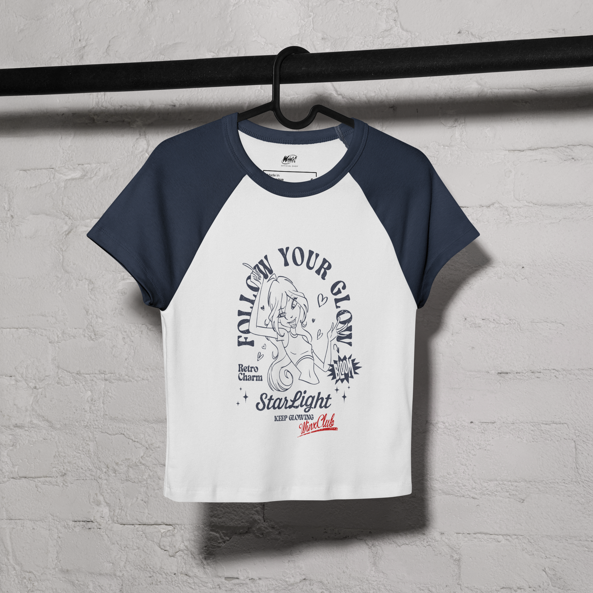 Magic Jukebox Starlight Bloom Raglan Tee