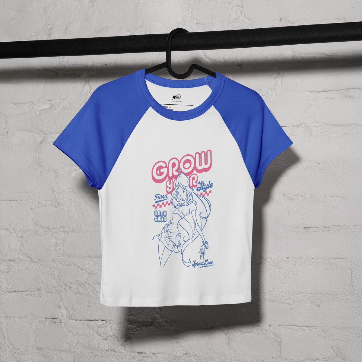 Magic Jukebox Follow Flora Raglan Tee