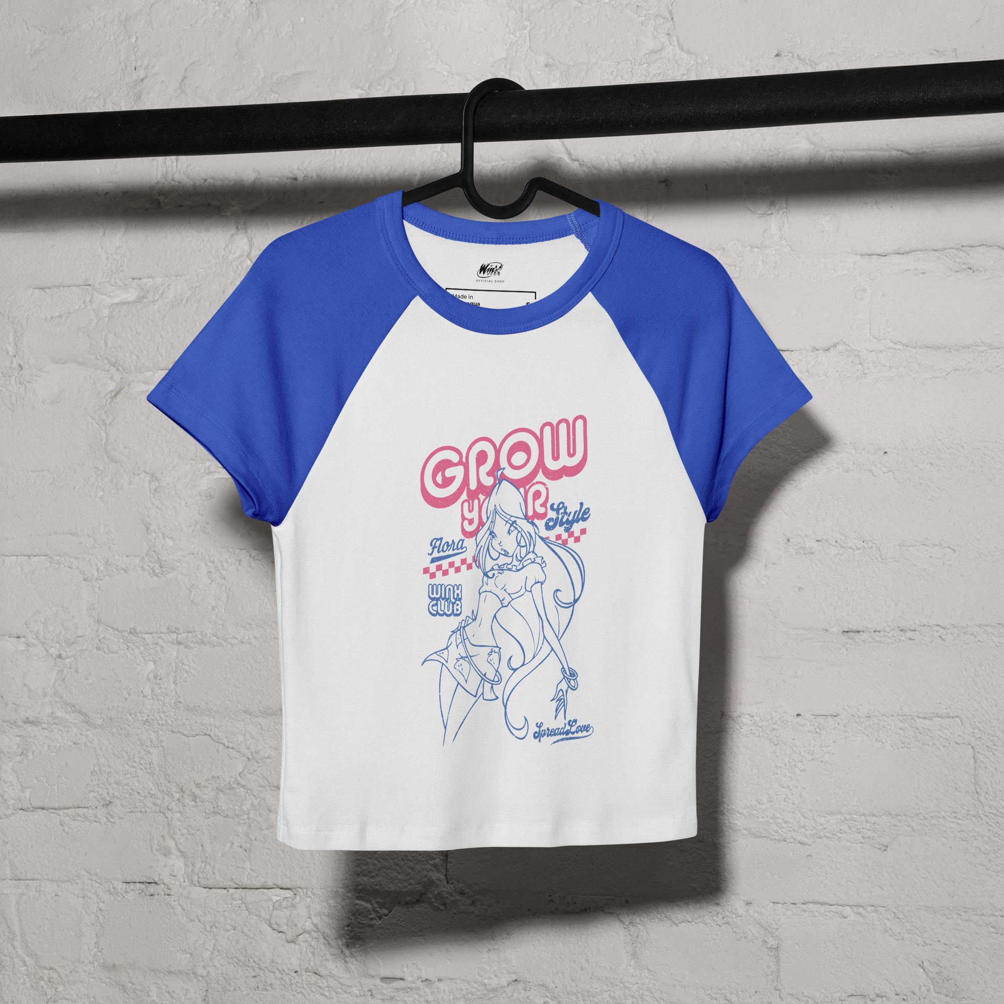 Magic Jukebox Follow Flora Raglan Tee