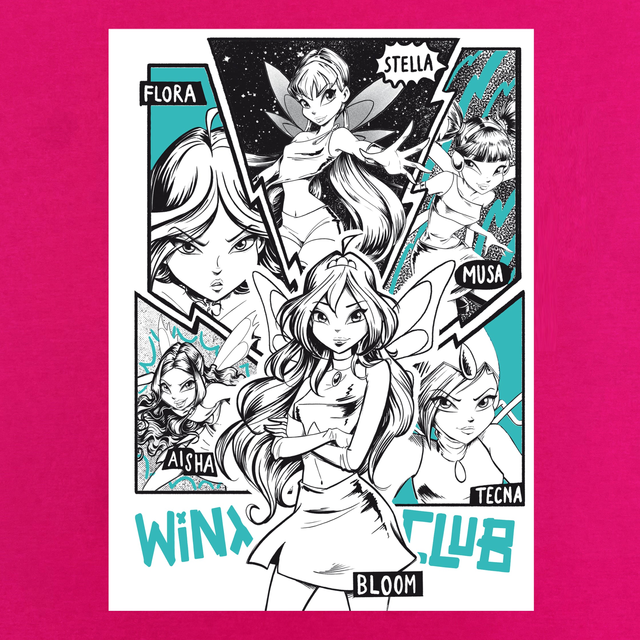 Power Up, Fairies! Greetings card