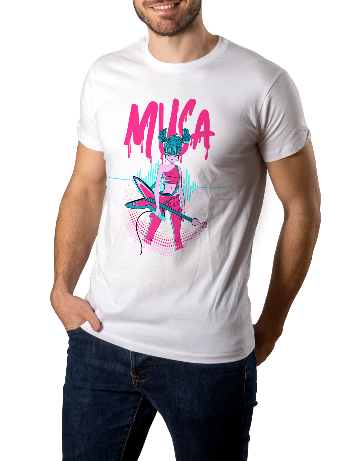 Rock the world, Musa! Unisex T-shirt