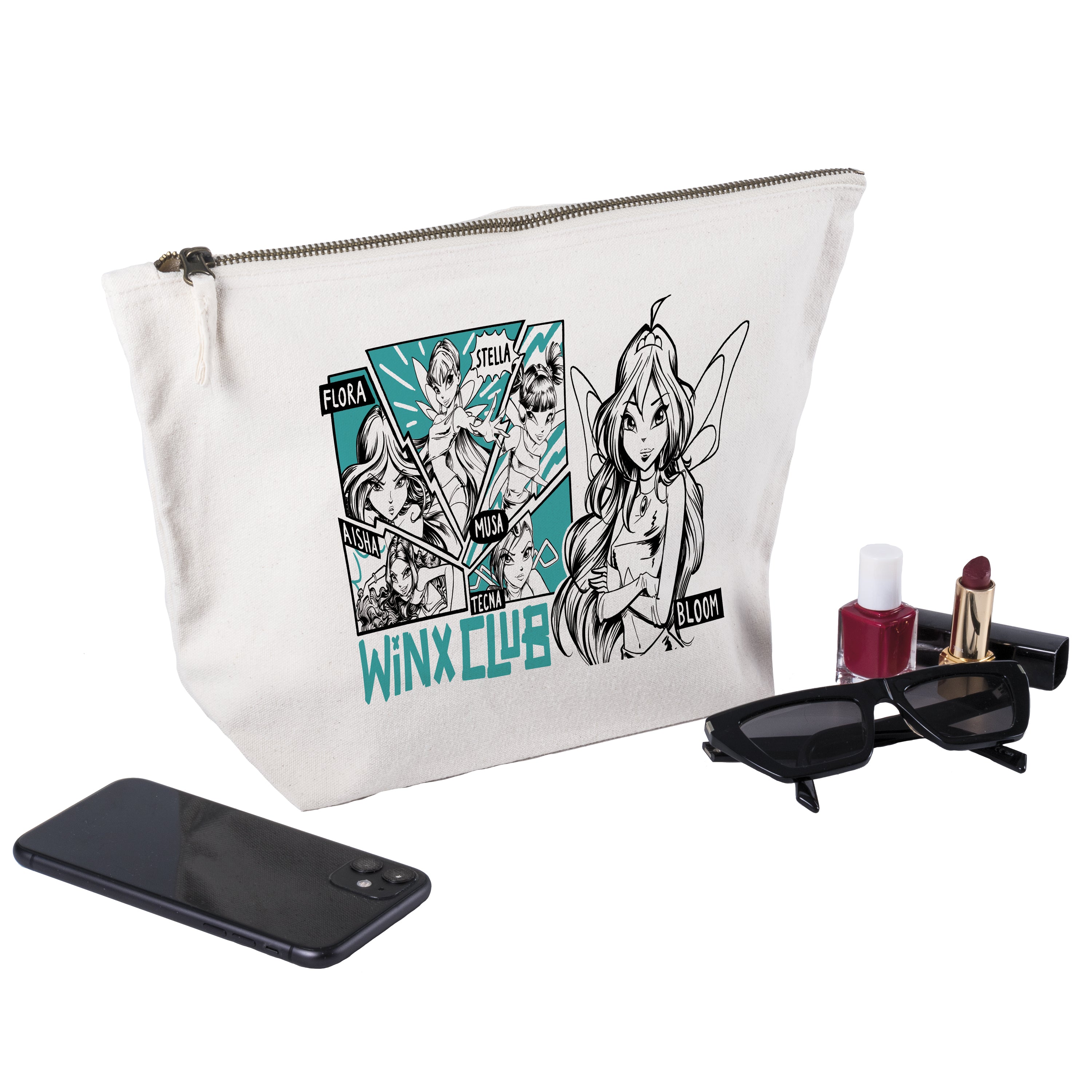 Power Up, Fairies! Canvas case - size L
