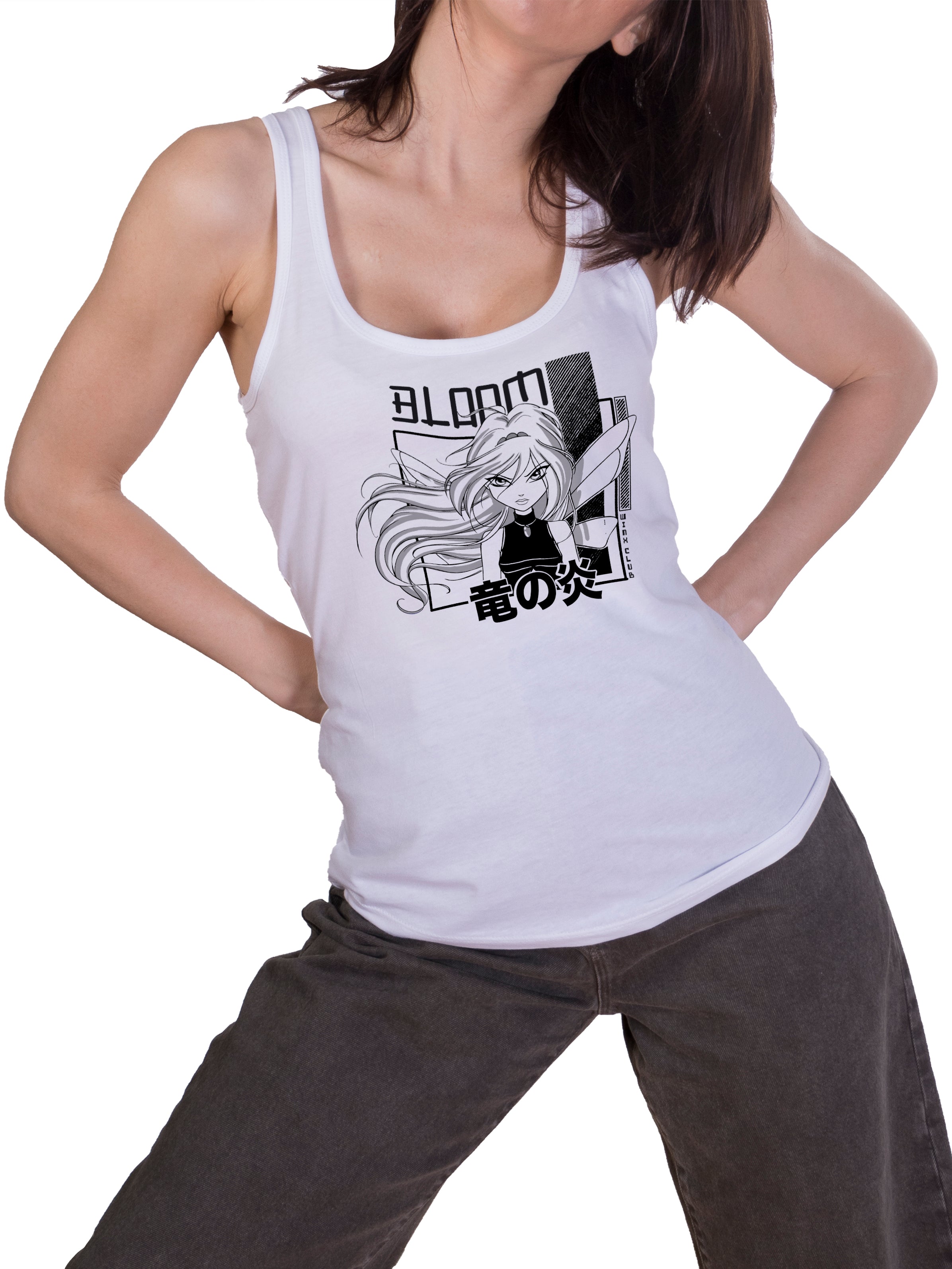 Bloom Dragon Flame! Tank Top