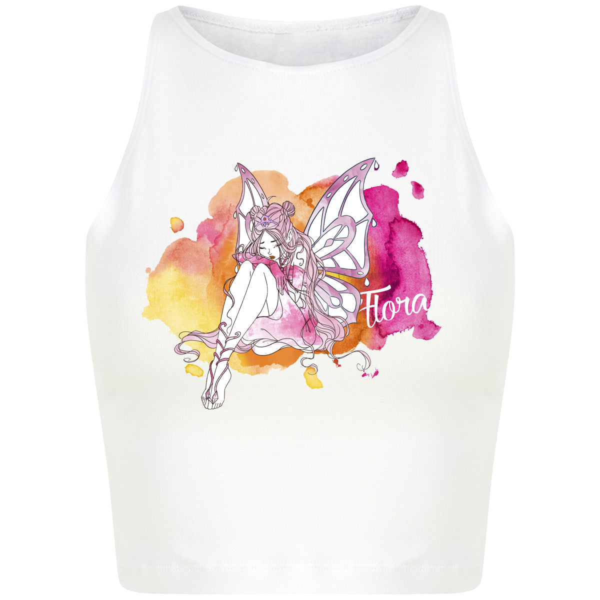 Shine bright Flora Cropped Top