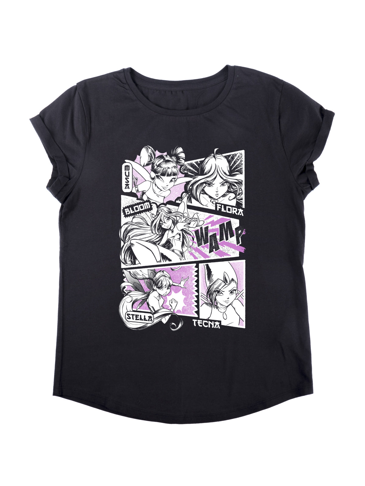 Magic Team on! Rolled sleeves T-shirt