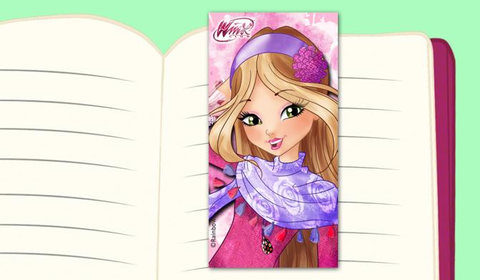 Flora Series 8 bookmark UK