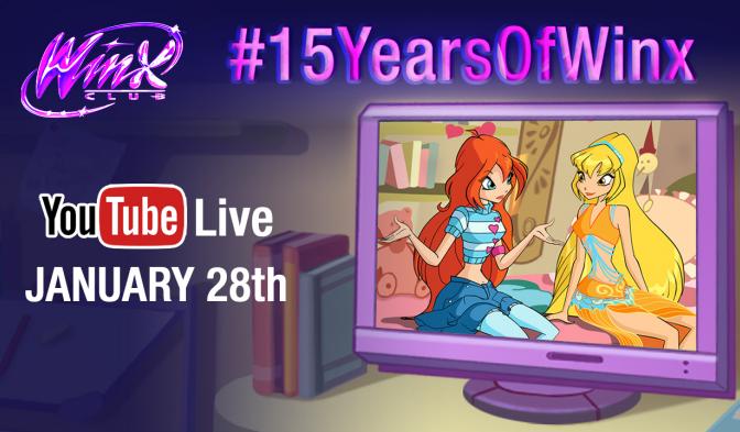 Don't miss the YouTube Live of the very first episode of Winx Club