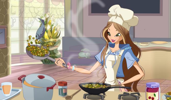 Descoperind lumea mansardei Winx cu Flora